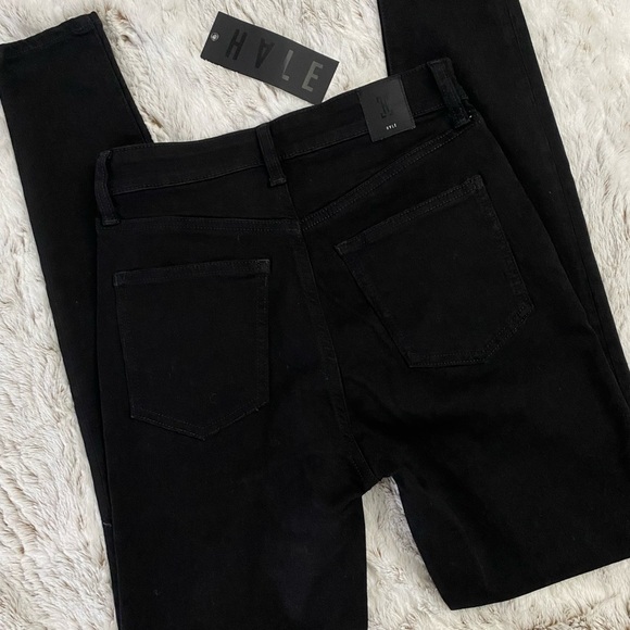 Women High Rise Black Skinny Jeans | HALE Women Skinny Jeans | Skinny Jeans 25 - Picture 10 of 11